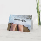 Carte Vacation Vibes Trip Wishes Beach Vacation (Devant)