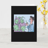 Carte Vaccin contre le coronavirus (Fleur jaune)