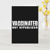 Carte Vacciné Pas Républicain (Fleur jaune)