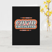 Carte Vacciné Vintage rétroactif (Fleur jaune)