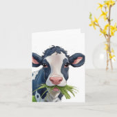 Carte Vache (Fleur jaune)