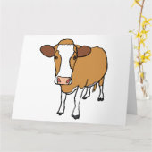 Carte Vache (Fleur jaune)