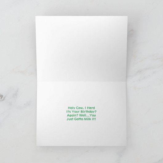 Carte Vache à Lait (Intérieur)