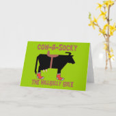Carte Vache A Socky (Fleur jaune)