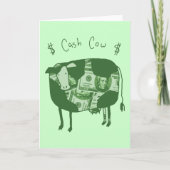 Carte Vache en espèces (Devant)