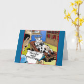 Carte Vache En Thérapie 4 Mooo Troubles Cadeaux Tee - sh (Fleur jaune)