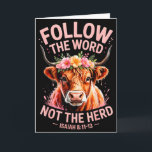 Carte Vache Highland Christian<br><div class="desc">Vache Highland Christian</div>