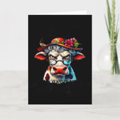 Carte Vache, je ne me suis pas juste transformée en une  (Devant)