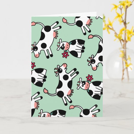 Carte Vache Lolailo 22 (Fleur jaune)