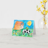 Carte Vache • Nick Abrams, âge 15 (Fleur jaune)