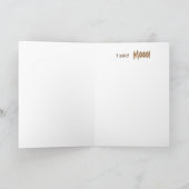 Carte VACHE PEAU brun (Intérieur)
