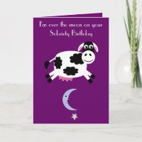 Vache Qui Saute Au-Dessus De La Lune Personnalisée