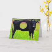 Carte Vache sainte (Fleur jaune)