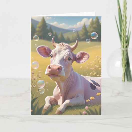 Carte Vache Souvenirs de Félicité (Devant)