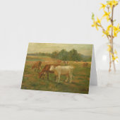 Carte Vaches - Edward Mitchell Banister - c1890 (Fleur jaune)