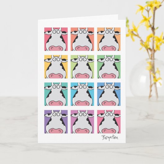 CARTE VACHES GRAVES (Fleur jaune)