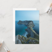 Carte Vaeroya Lofoten (Devant/Arrière en situation)