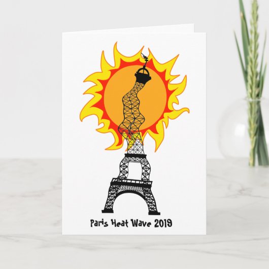 Carte Vague thermique de Paris 2019 (Devant)
