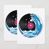 Carte Vague vinyle (Devant / Derrière)