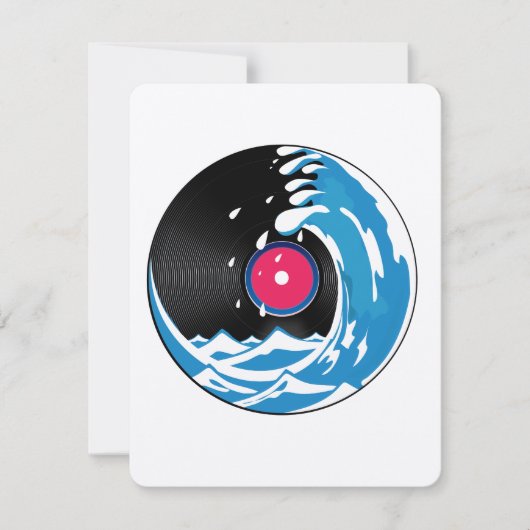 Carte Vague vinyle (Devant)