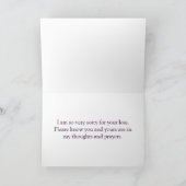 Carte Vagues de coucher de soleil sympathy (Intérieur)