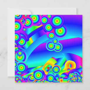 Carte vagues de l'océan Abstrait