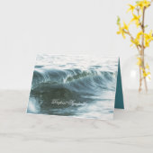 Carte Vagues de sympathie (Fleur jaune)