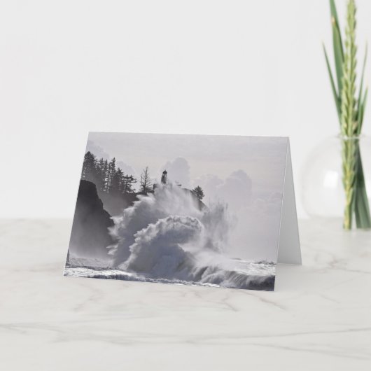 Carte Vagues épiques au phare de Cape Disnomination (Devant)