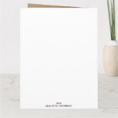 Carte Vagues sur une plage de sable toute occasion (Dos)