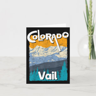 Carte Vail Colorado Mountain State Rocky Mountains Tee S