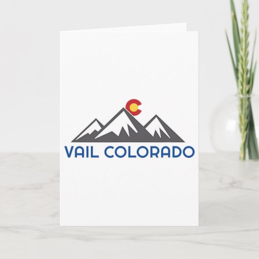 Carte Vail, Colorado Rocheuses (Devant)