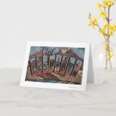 Carte Vail, ColoradoGrandes lettres ScènesVail, CO (Fleur jaune)