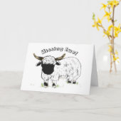 Carte Valais blâmer les moutons - Ewe disparue! (Fleur jaune)