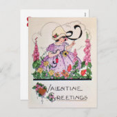 Carte valencienne Vintage et charmante (Devant / Derrière)