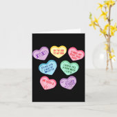 Carte Valentin Cardiologue Coeurs Bonbons Ekg Tech Telem (Fleur jaune)