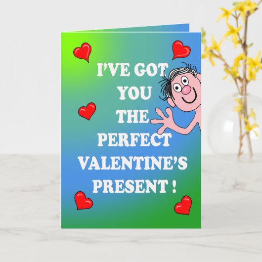 Carte Valentin coquin (Fleur jaune)