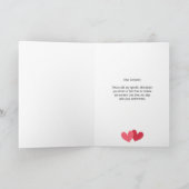 Carte Valentin drôle Vous me faites sourire Plié (Intérieur)