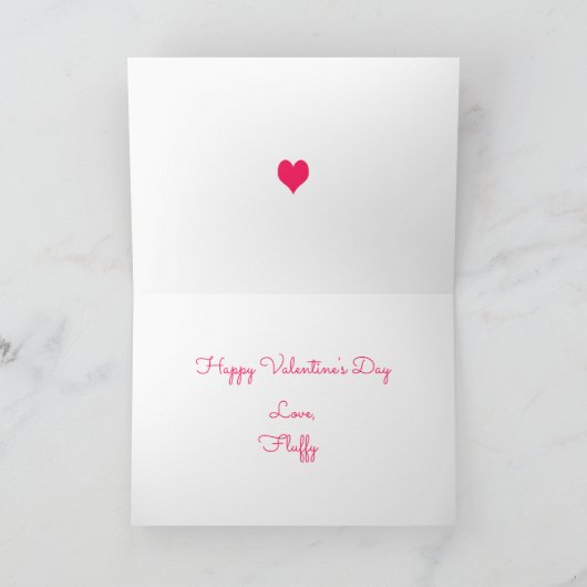 Carte Valentin du Chat (Intérieur)