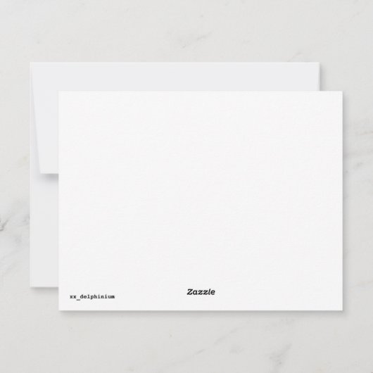 Carte Valentine (Dos)