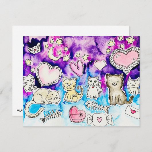 Carte Valentine (Devant / Derrière)