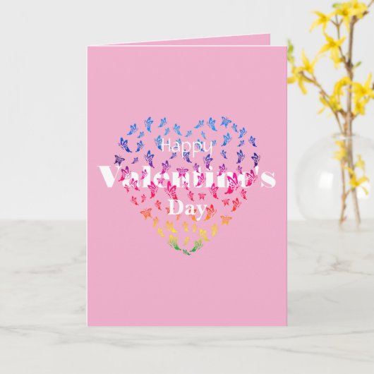 Carte Valentine (Fleur jaune)