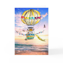 Valentine ballon de plage aquarelle chats arc-en-c