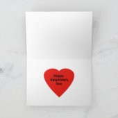 Carte Valentine Black Swan pour Ami (Intérieur)