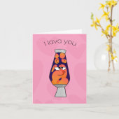 Carte Valentine branché (Fleur jaune)