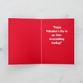 Carte Valentine Card Funny Geek (Intérieur)