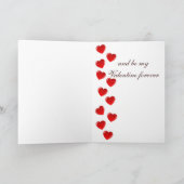 Carte Valentine Cherry Martini (Intérieur)