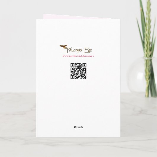 Carte Valentine Coeur de la queue de chat (Dos)