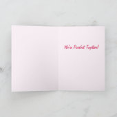 Carte Valentine Coeur de la queue de chat (Intérieur)