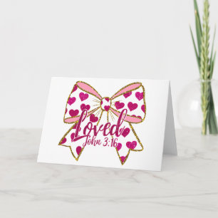 Carte Valentine Coquette Chrétienne