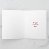 Carte Valentine Dame Papillon Vintage (Intérieur)